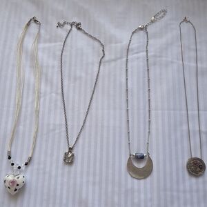 Delicate Pendant Necklace Bundle Lot 4 | Minimal Fashion Jewelry